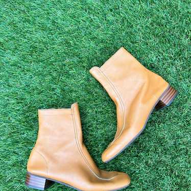 1970s Kraus Originals Camel Ankle Boots- Size 7.5