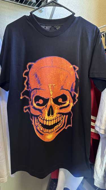 Vlone Vlone Skull Shocker T-Shirt (Orange)