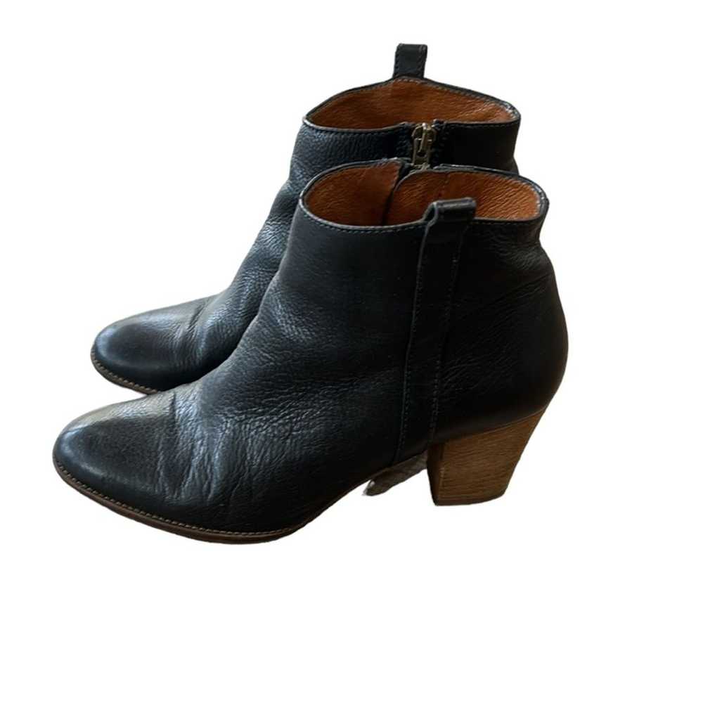 Madewell The Billie Boot Leather Ankle Bootie Bla… - image 2