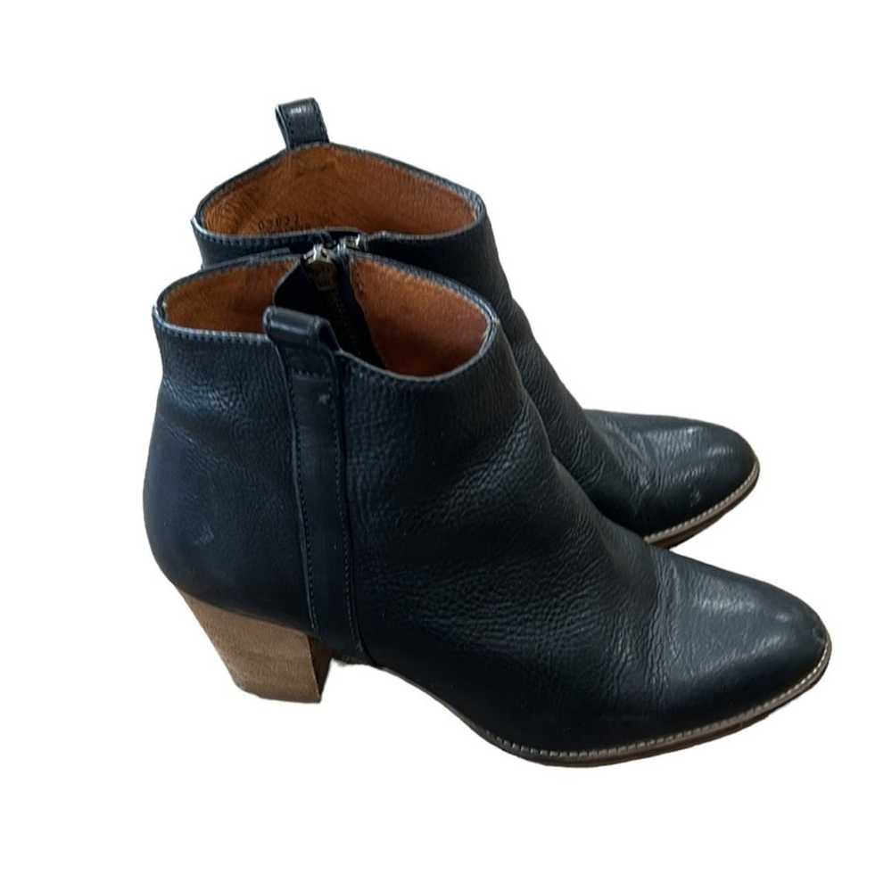 Madewell The Billie Boot Leather Ankle Bootie Bla… - image 7