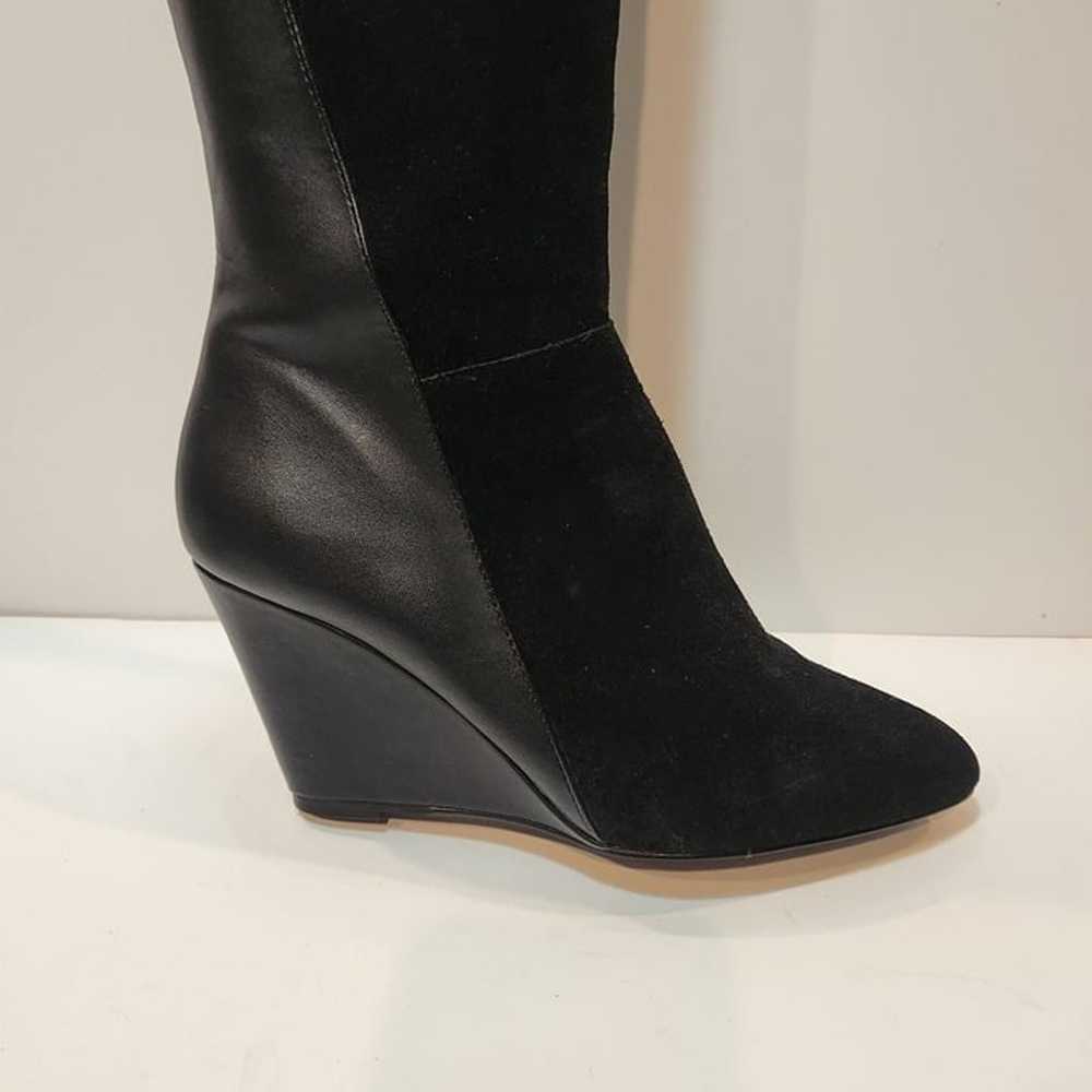 Charles by Charles David Suede/Leather Wedge Boots - image 5