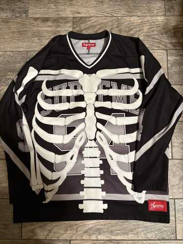 Supreme bones hockey jersey