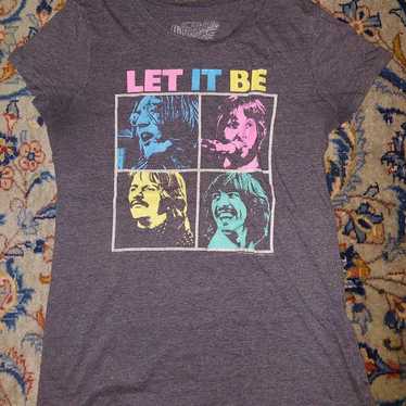 Colorful Let It Be Beatles Shirt - image 1