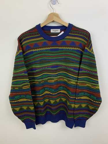 Cardigan × Coogi Vintage 1990s COogi Style Striped