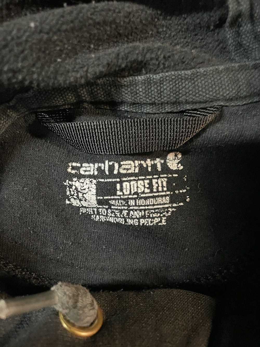 Carhartt × Vintage Carhartt Faded Black Thrashed … - image 5