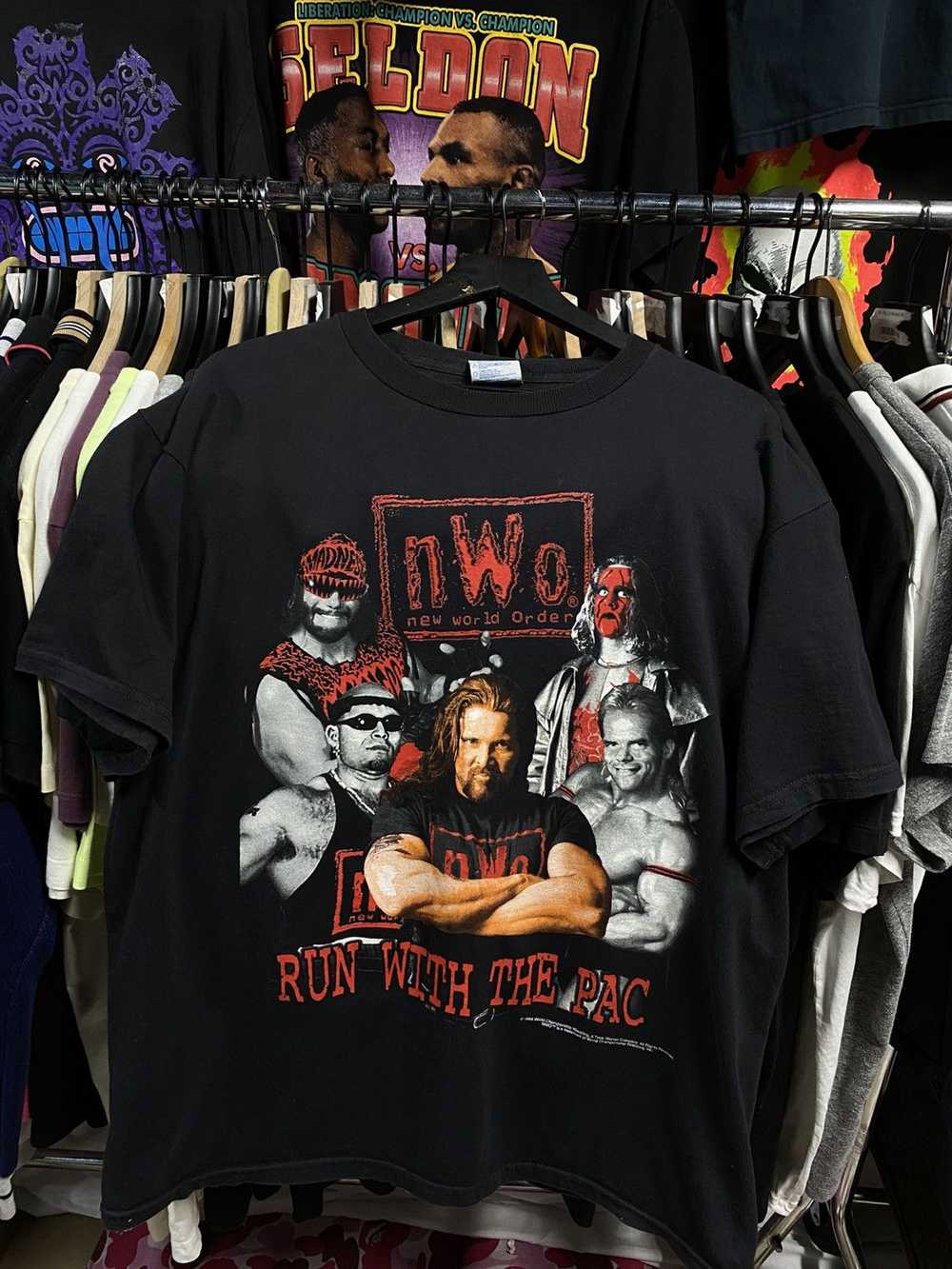 Vintage × Wcw/Nwo × Wwf Vintage 90’s NWO Wrestlin… - image 1