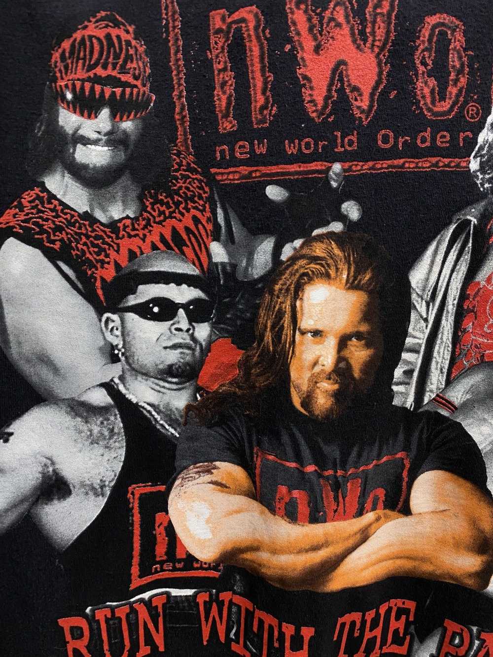 Vintage × Wcw/Nwo × Wwf Vintage 90’s NWO Wrestlin… - image 5