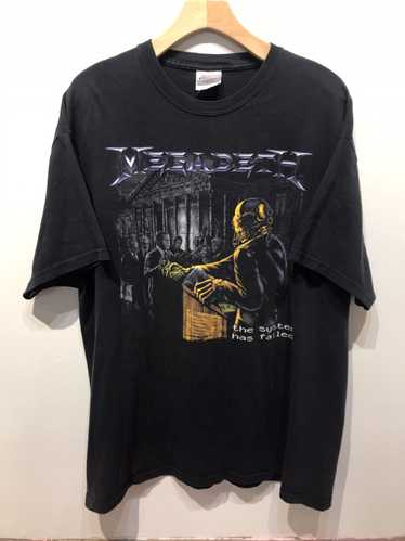 Band Tees × Megadeth × Vintage 2004 vintage retro 