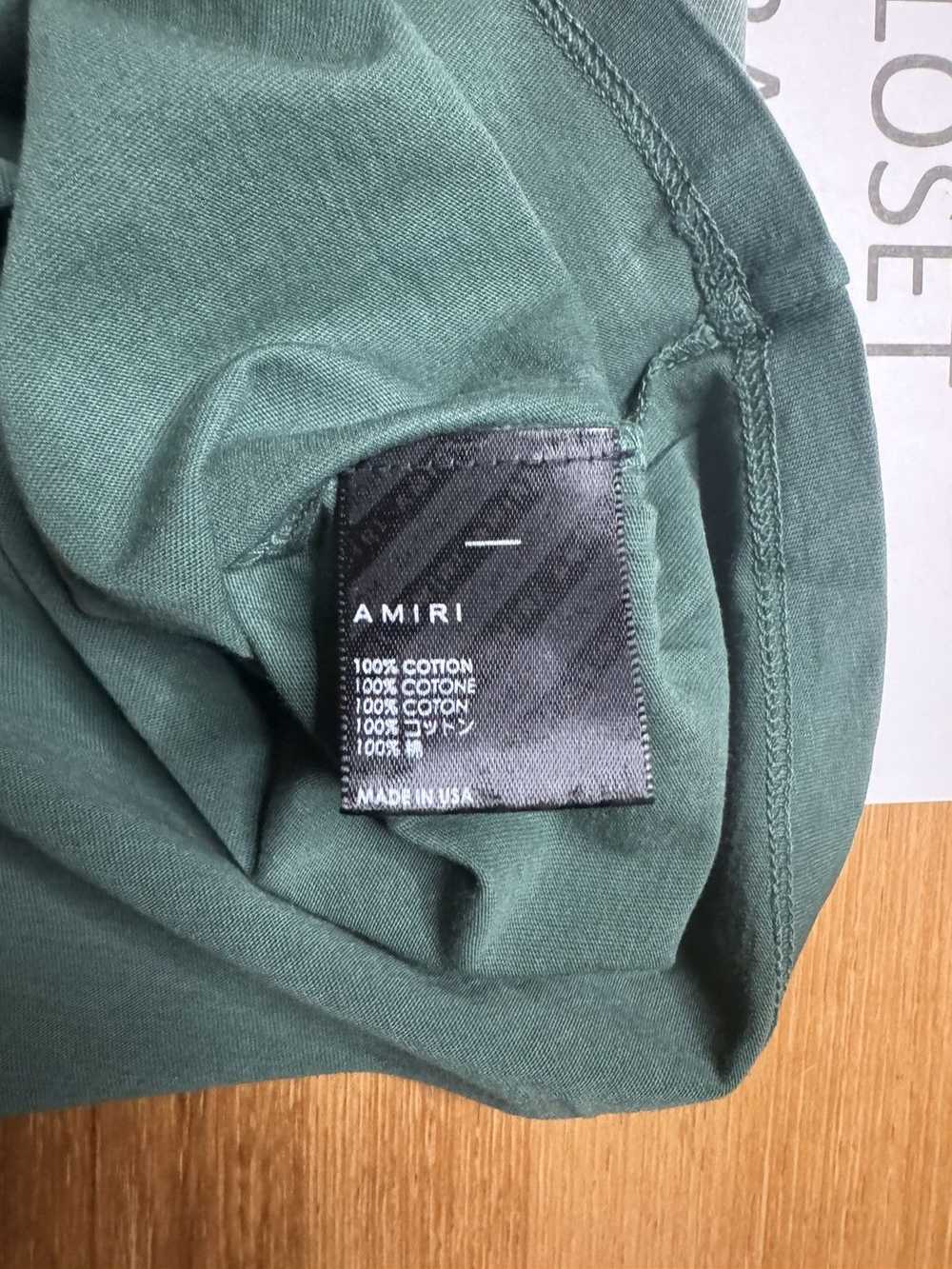 Amiri Amiri Green Tiger Crewneck Tee - image 5