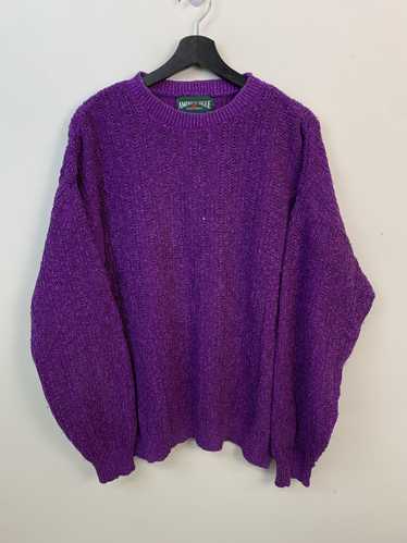 Cardigan × Vintage Vintage Sweater 1990s Knit Purp