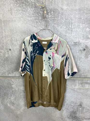 Dries Van Noten DRIES VAN NOTEN MARBLE SILK SHIRT