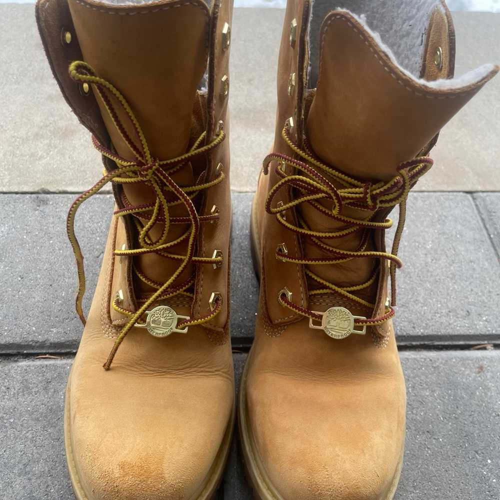 Tan Timberland boots - image 2