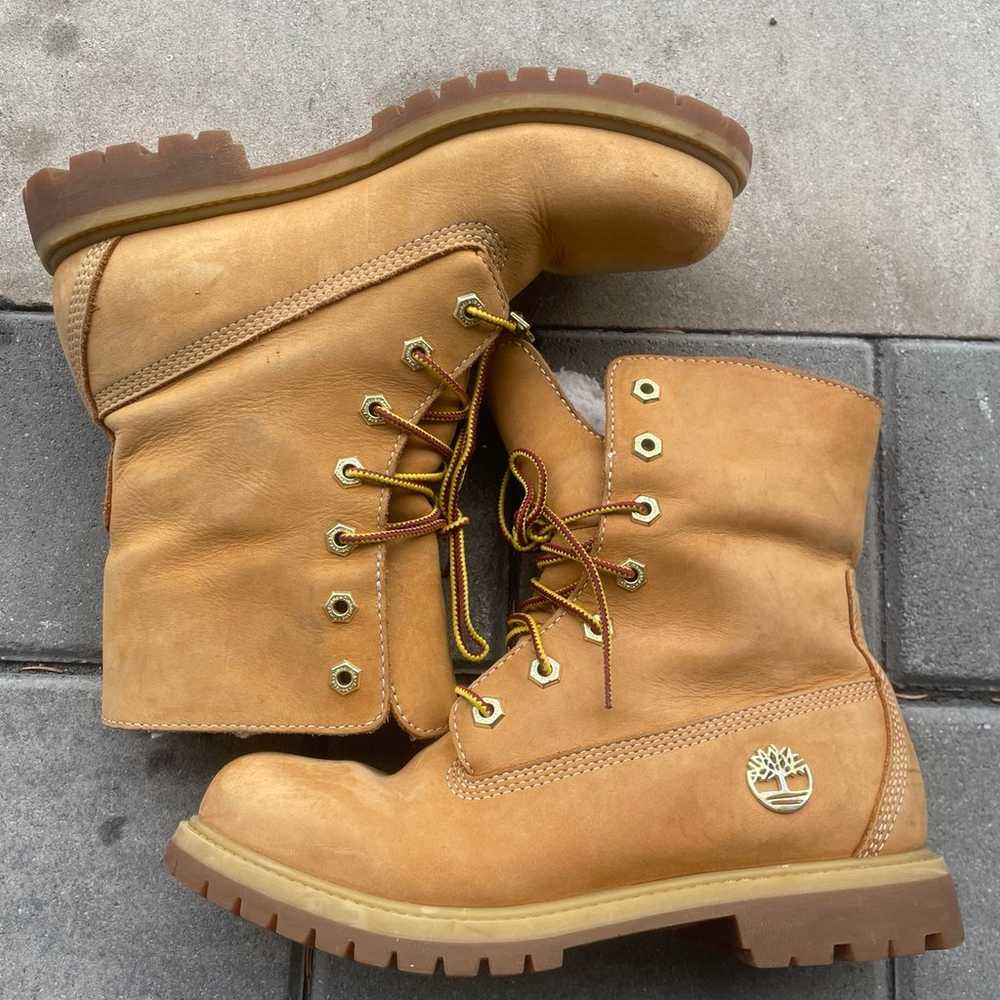 Tan Timberland boots - image 3