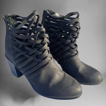 Generic Plus Size Women’s Strappy Heel Boots Size… - image 1