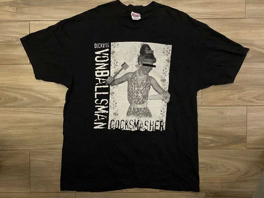 Band Tees × Streetwear × Vintage 1999 Dickwig Von… - image 1