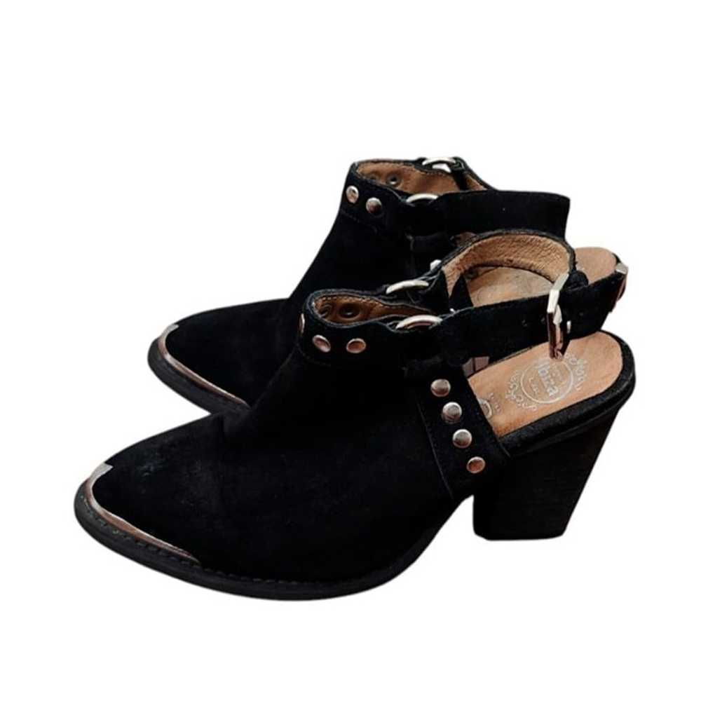 Steel Toed Jeffrey Campbell Western Suede Booties… - image 4