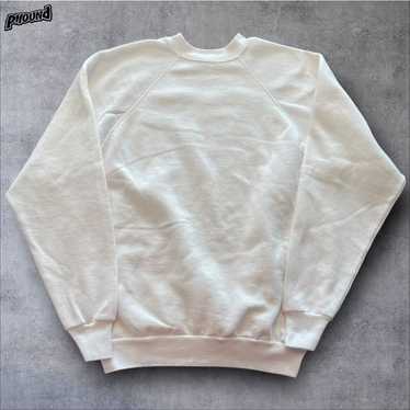 Tultex VTG 90s Tultex Blank Raglan Sweatshirt Medi