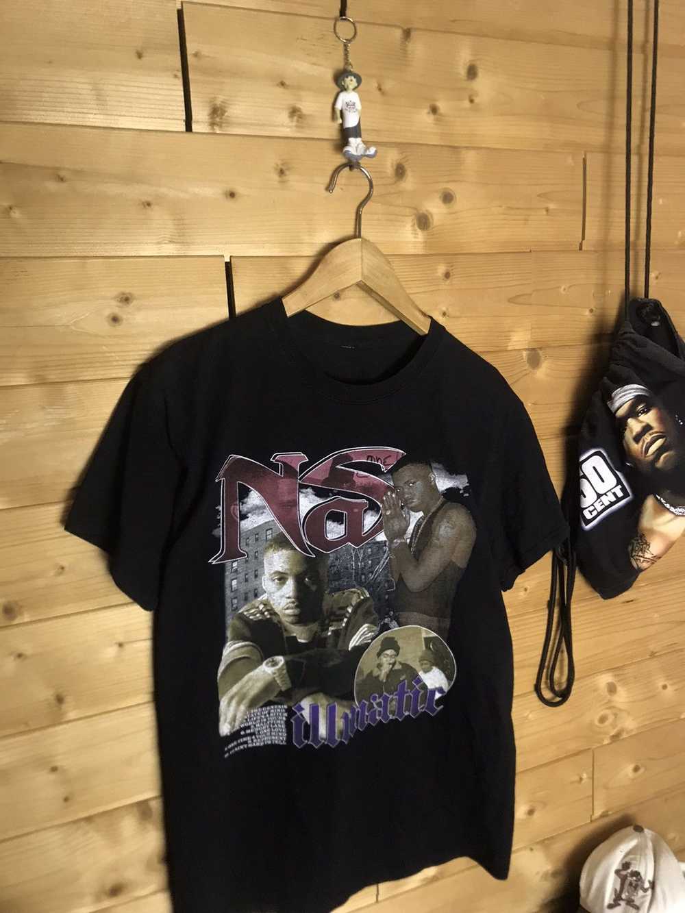 Nas × Rap Tees × Vintage Vintage Nas ill matic t-… - image 4