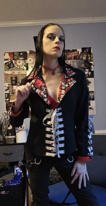 Other Upcycled Betty Boop Lace Up Blazer -S