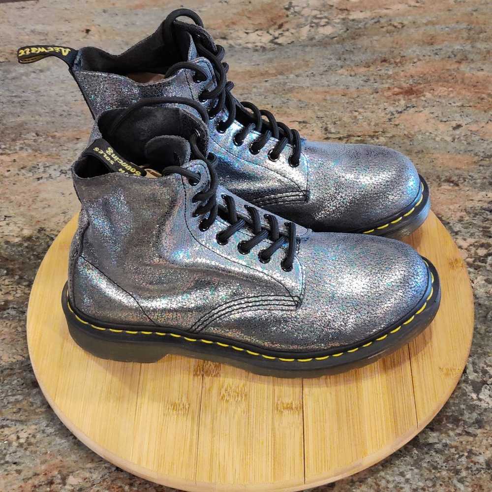 Dr Martens 1460 Pascal Glitter Combat Boots, wome… - image 2