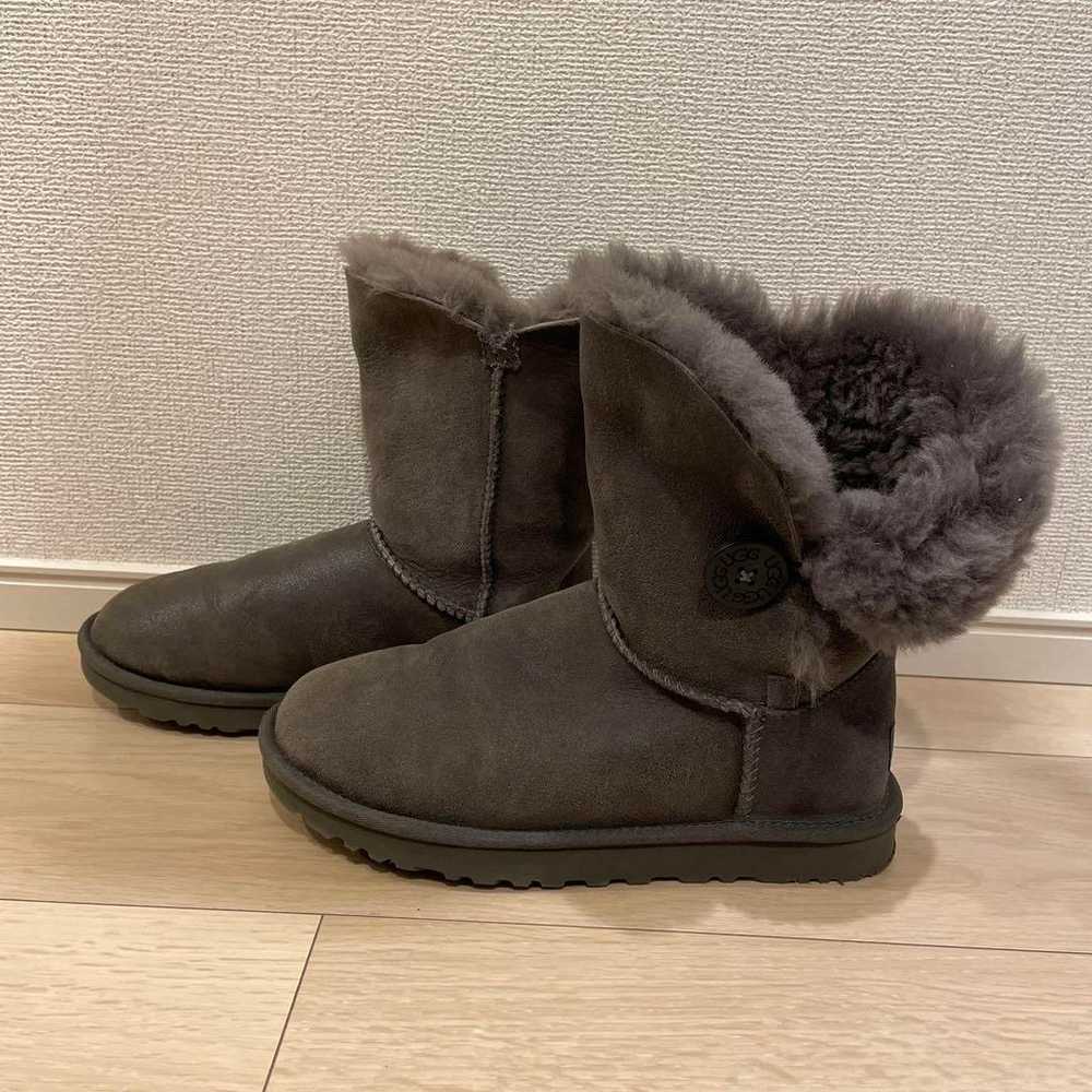 UGG sheepskin boots 24cm gray - image 2