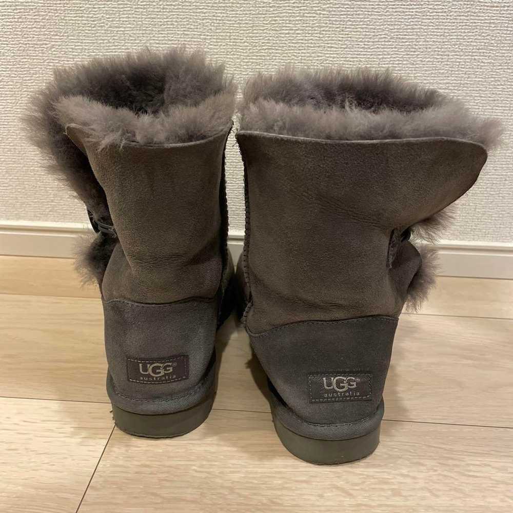 UGG sheepskin boots 24cm gray - image 3