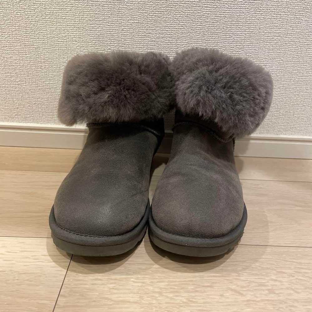 UGG sheepskin boots 24cm gray - image 4