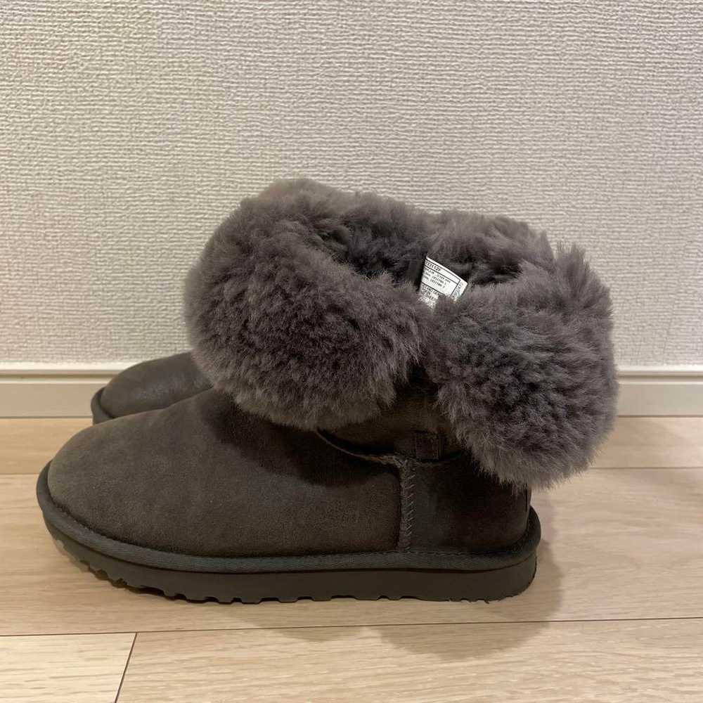 UGG sheepskin boots 24cm gray - image 5