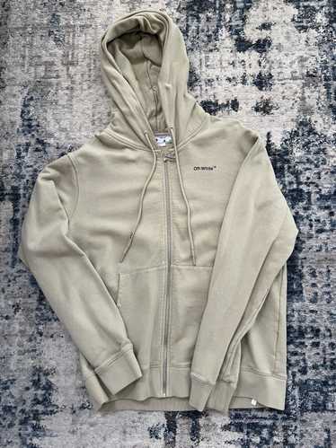 Off-White Off-White Caravaggio Arrows Zip Up Hoodi