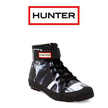 Hunter High Top Sneakers Rubber Boot Nightfall Wa… - image 1