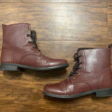 Red Supernatural Join The Hunt Ankle Boots - image 1