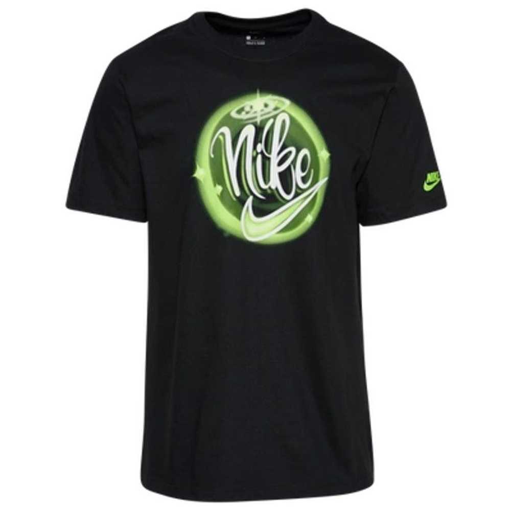 Nike The Nike Tee Air Brush T Shirt Crew Neck Bla… - image 1