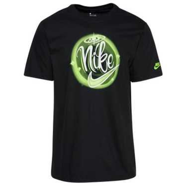 Nike The Nike Tee Air Brush T Shirt Crew Neck Bla… - image 1