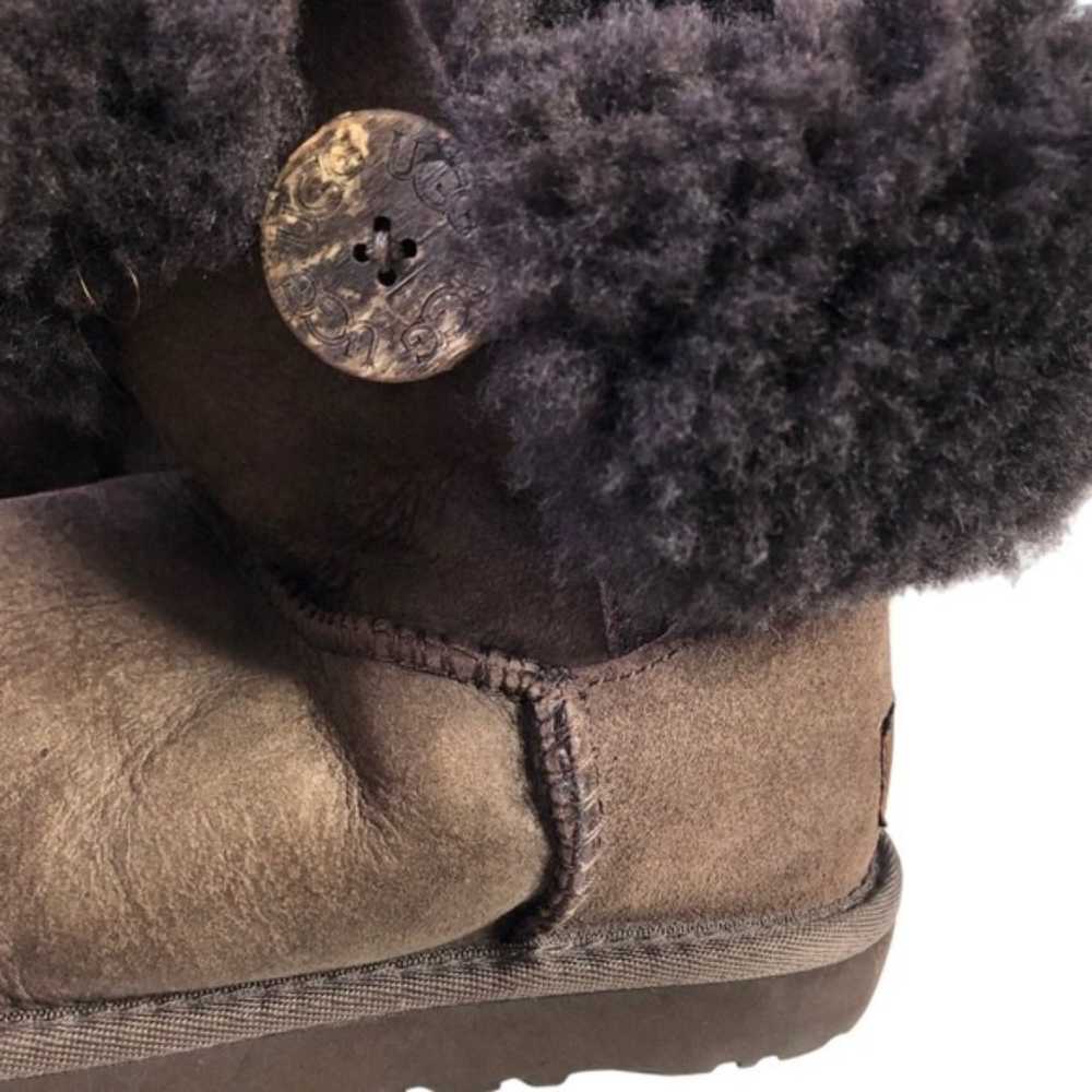 UGG Women’s Brown Bailey Button Genuine Leather B… - image 3