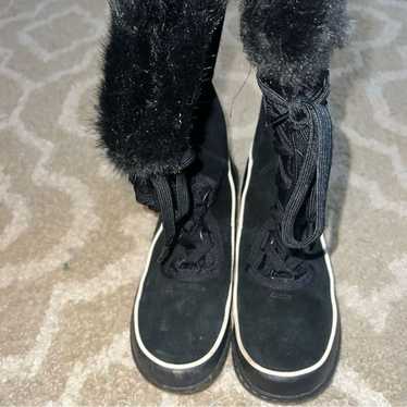 Sorel Black Winter Boots size 7.5 - image 1