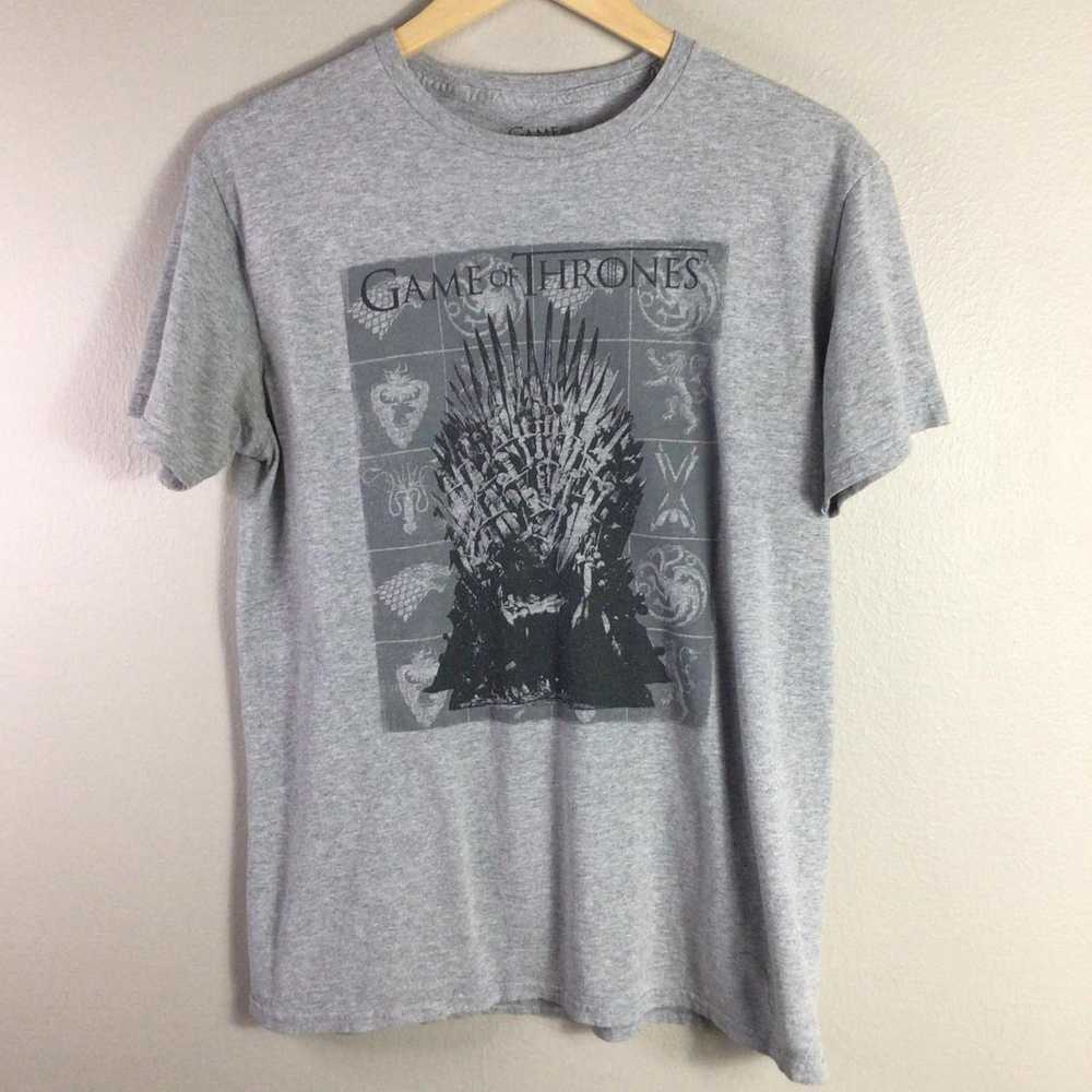 Streetwear GOT Game Of Thrones tv T Shirt Gray Bl… - image 1