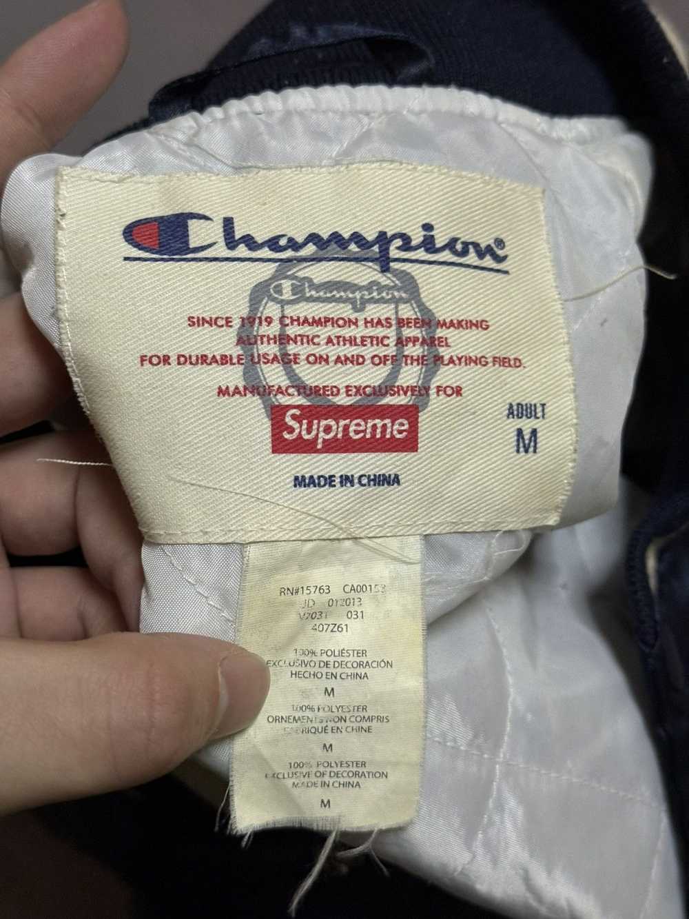 Champion × Supreme Supreme champion satin basebal… - image 4