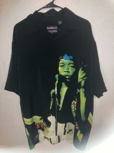 Dragonfly Jimi Hendrix Button Up Shirt - image 1