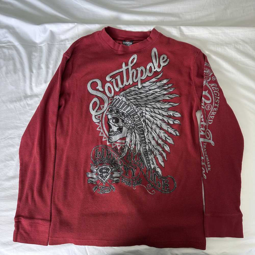 Southpole Southpole Vintage Y2K Thermal Longsleve - image 1