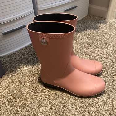 UGG pink rain boots