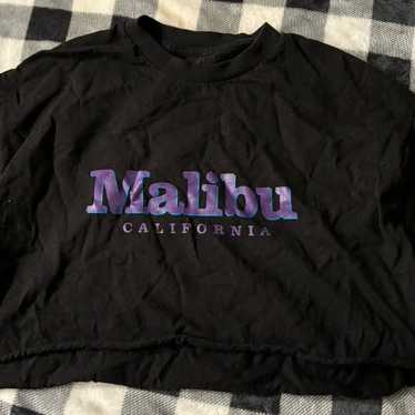 J Galt black malibu crop top - image 1