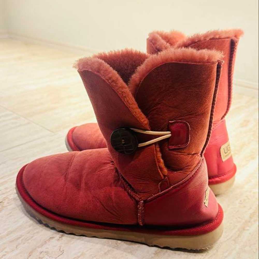 UGG Red Button Short Boots - image 1