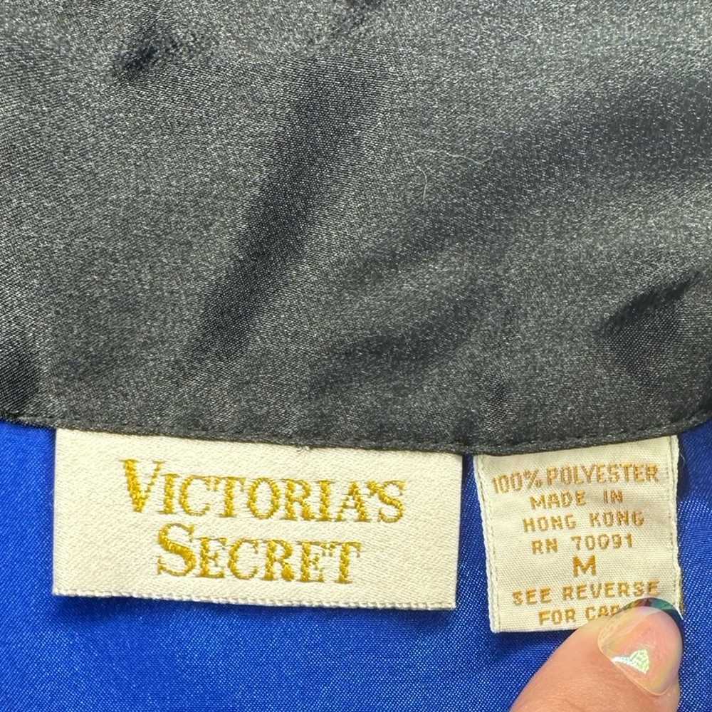 VTG Victoria’s Secret Satin Night Shirt Long Slee… - image 5