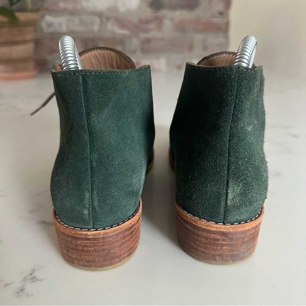 RARE Women's Vero Cuero Green Leather Suede Boots… - image 3