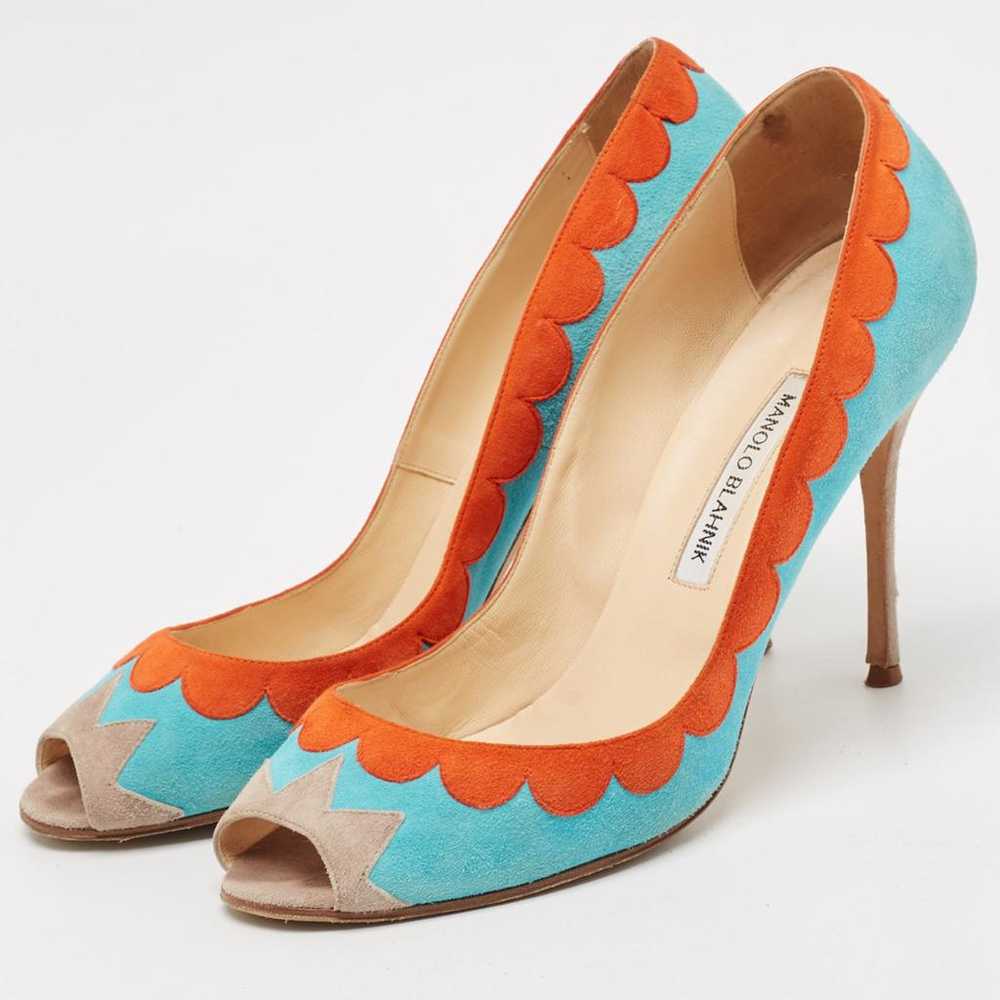 Manolo Blahnik Leather heels - image 2