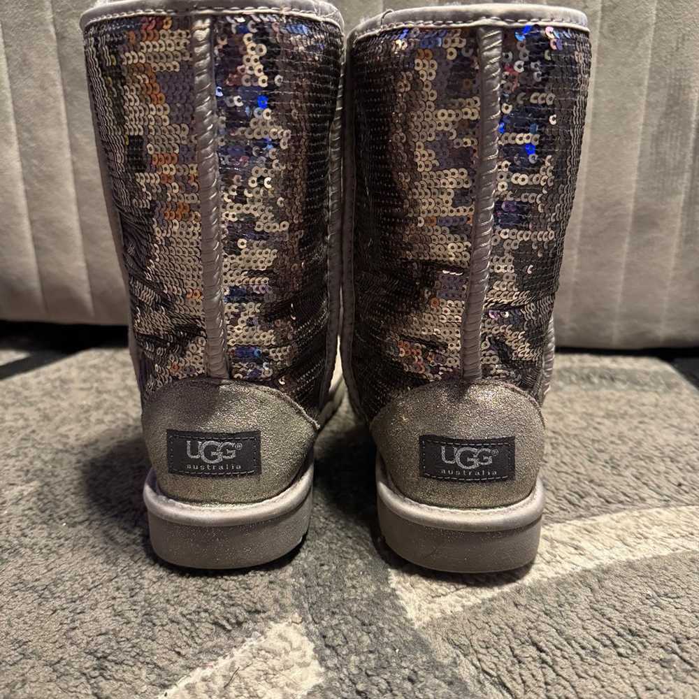 UGG Boots Silver Sequin - image 3