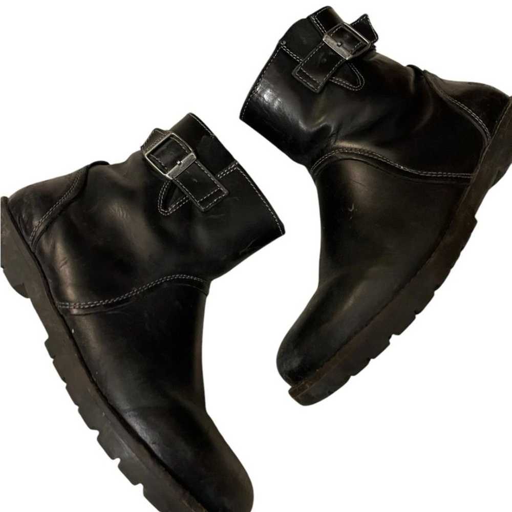 Birkenstock	Women's Black Stowe Leather Boots - image 4