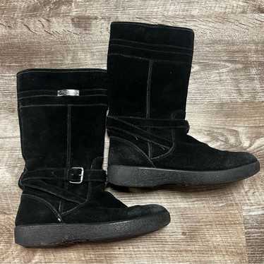 Coach Black Tall Boots Size 5.5