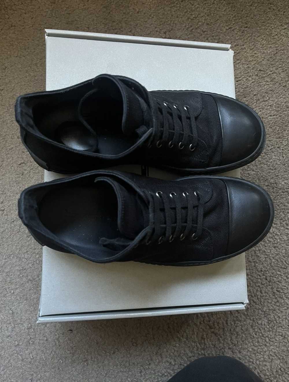 Rick Owens Drkshdw Triple Black DRKSHDW Canvas Ra… - image 2