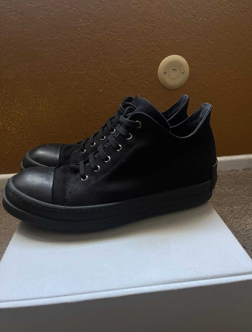 Rick Owens Drkshdw Triple Black DRKSHDW Canvas Ra… - image 4